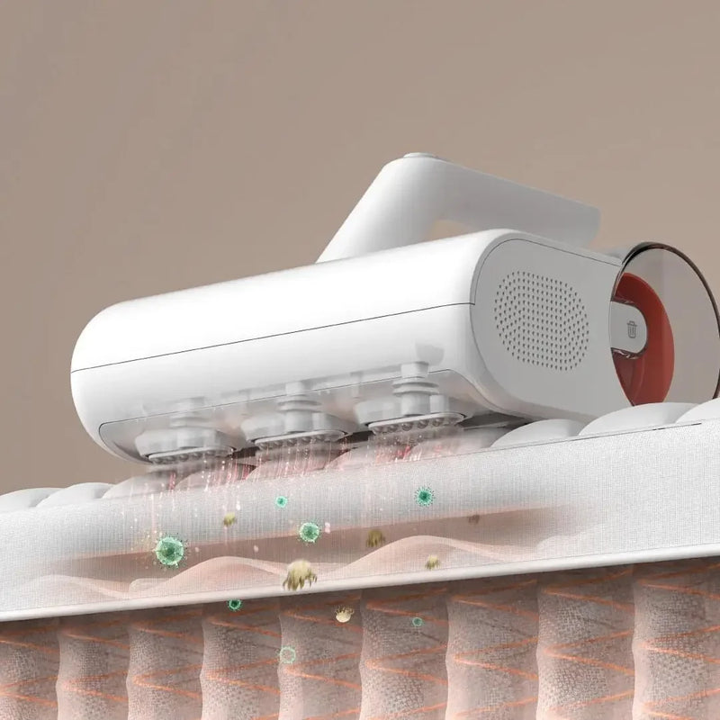 ម៉ាស៊ីនបូមធូលី MIJIA Vacuum Remover 2, ជាមួយនឹងម៉ាស៊ីនបូមធូលីពូកពន្លឺ UV-C, ម៉ាស៊ីនបូមធូលីដៃសម្រាប់គ្រែ 12Kpa Suction Anti-allergen