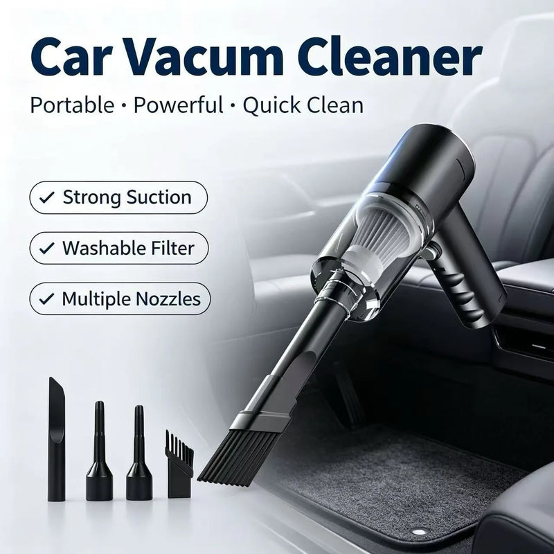 Portable Small Wireless Car Vacuum Cleaner with Suction And Blowing Function for Home And Vehicle Use