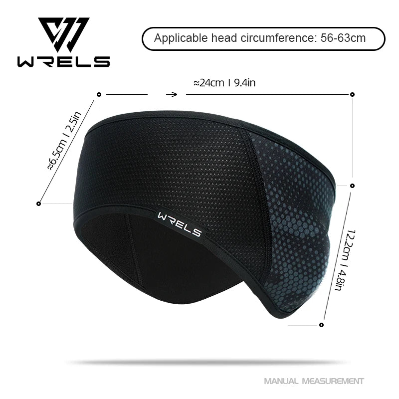 WRELS Winter Ear Muffs Warmers Headband Sweatband Running Headband Warm Head Wraps Sport Earmuff for Women Outdoor Sports