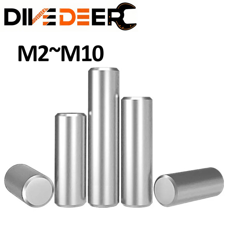 Bearing Steel Solid Cylindrical Dowel Pins M2 M2.5 M3 M4 M5 M6 M8 M10 GB119 High Hardened Locat Fixed Parallel Pin