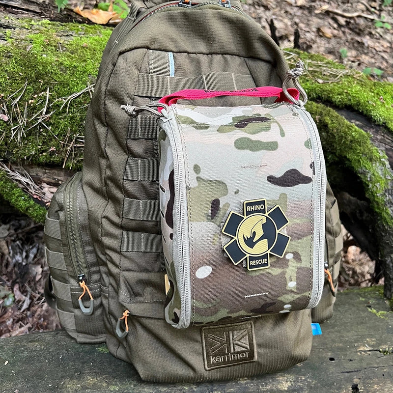 Rhino Rescue IFAK Pouch Trauma Kit Frist Aid Kit Tactical Survival Outdoor Bag Emergency  For Camping Medical Kit