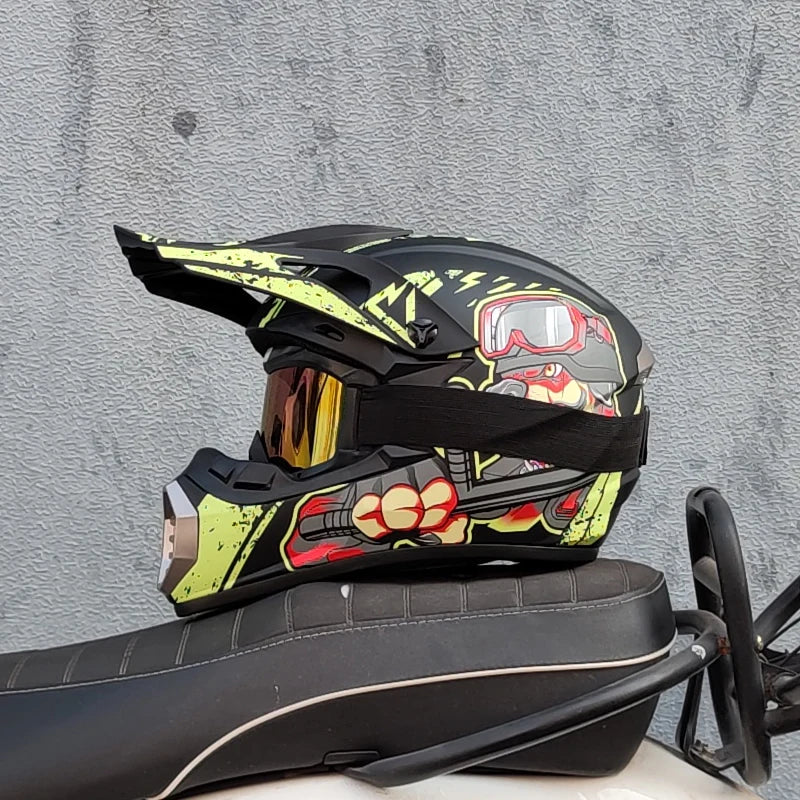 Motocros Kask Cross Downhill Soporte Casco Off Road Helmet Racing Classic Motorcycle Original Enduro Helmet Casco Jet Homologado