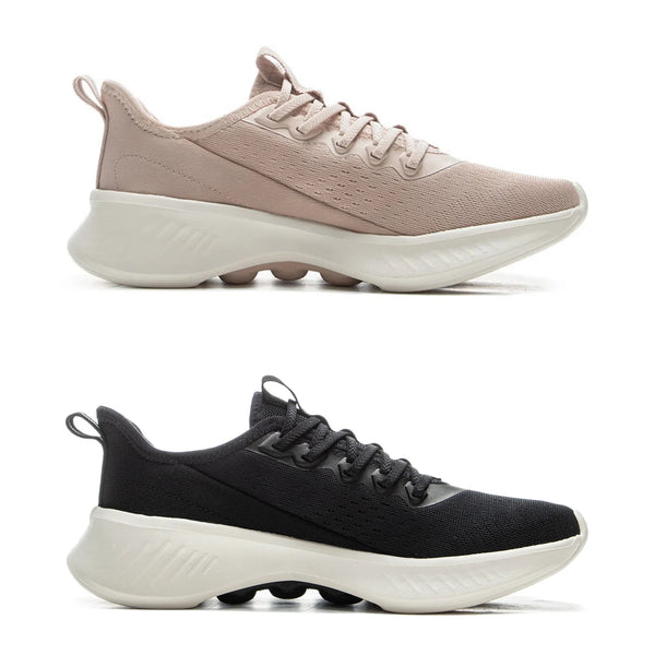 ស្បែកជើងកីឡា Li-Ning សម្រាប់នារី SOFT ESSENTIAL V2 រអិលលើស្បែកជើងធម្មតា ទន់ ងាយស្រួលពាក់ AGLV022