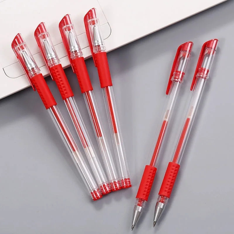 6Pcs Gel Pen Set School Supplies  0.5mm Ballpoint Pen Kawaii PenWriting Tool School Office Stationery office accessories