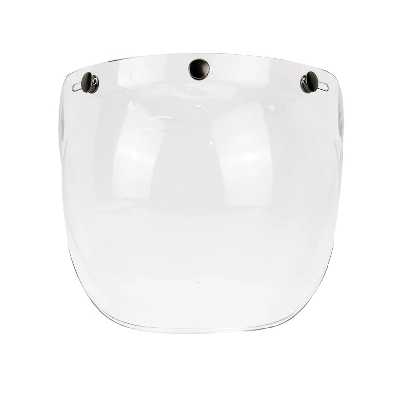 Motorcycle helmet sun shield / 3/4 motorcycle helmet lens bubble sun visor / retro helmet lens windshield / 12 colors optional