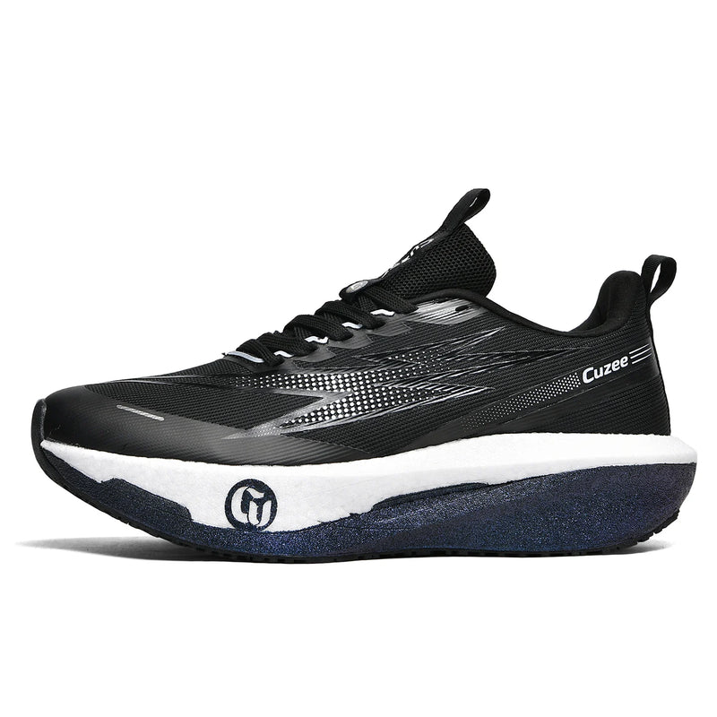 Unisex Sneakers Rebound Wear-resistant Shock-absorbing Thick Soled Fitness Shoes New Road Professional Running Training Shoes