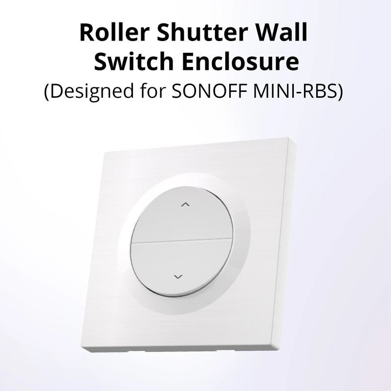 SONOFF ERBS Fusion Series Roller Shutter Wall Switch Enclosure EU Wall Box Compatible Fireproof PC Housing Clip-On Switch Design