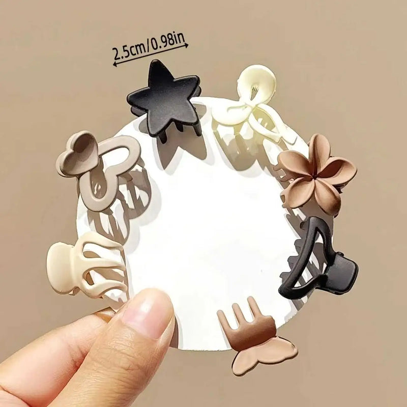 10/20/30pcs Beige Mixed Pack Small Clips, Cute Girl Accessories - Perfect for Daily Use, Special Occasions, or Travel Gifts