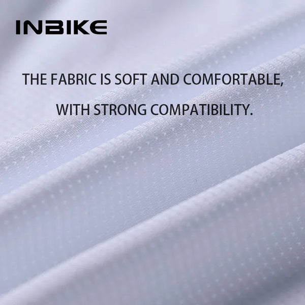 INBIKE Professional Cycling Jersey Short Sleeve Men with Bib Shorts – Breathable Quick Dry Summer Road Bike Riding Suit Slim Fit