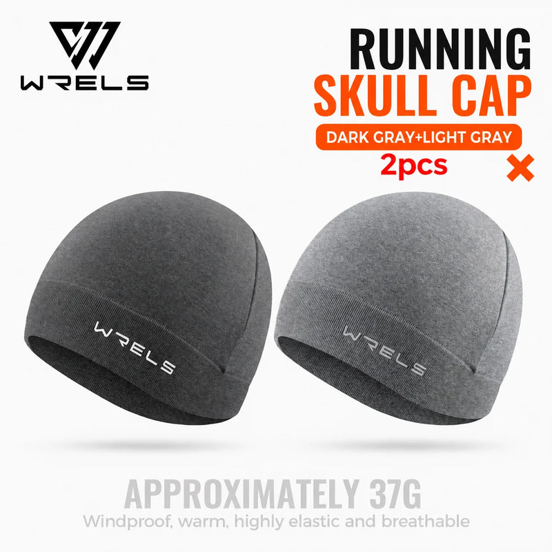 WRELS Sports Skull Cap Warm Ski Beanie Helmet Liner Breathable Moisture Wicking Running Cycling Men Women Outdoor Thermal Cap