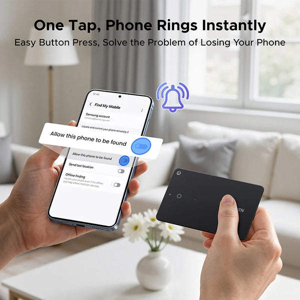 UGREEN Bluetooth Tracker For Samsung Galaxy, Smart Tag GPS Locator Tracking Device, Item Finder for Keys, Wallet, Luggage, Pets