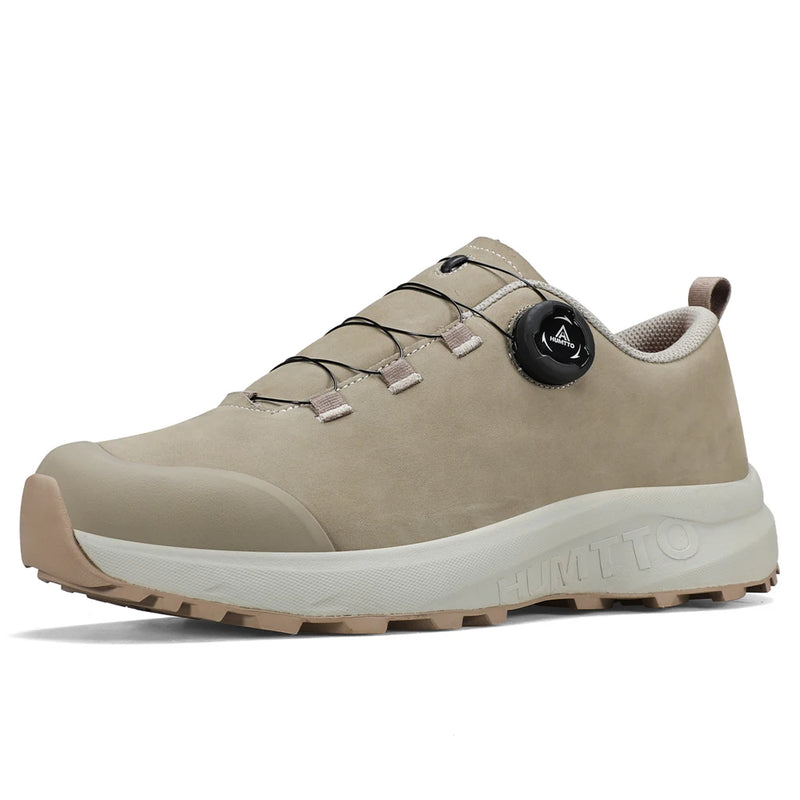 HUMTTO Hiking Shoes for Man Non-slip Water-resistant Mens Sneakers Breathable Outdoor Winter genuine leather Men Trekking Shoes