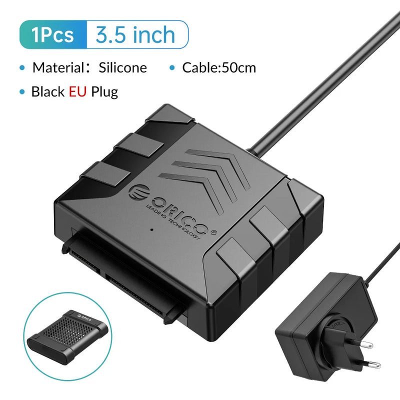 ORICO 2.5" Shockproof HDD Silicone Case Protector Cover for 2.5/3.5 Inch Hard Drive SATA Adapter Set DIY Hard Drive Case 5PCS