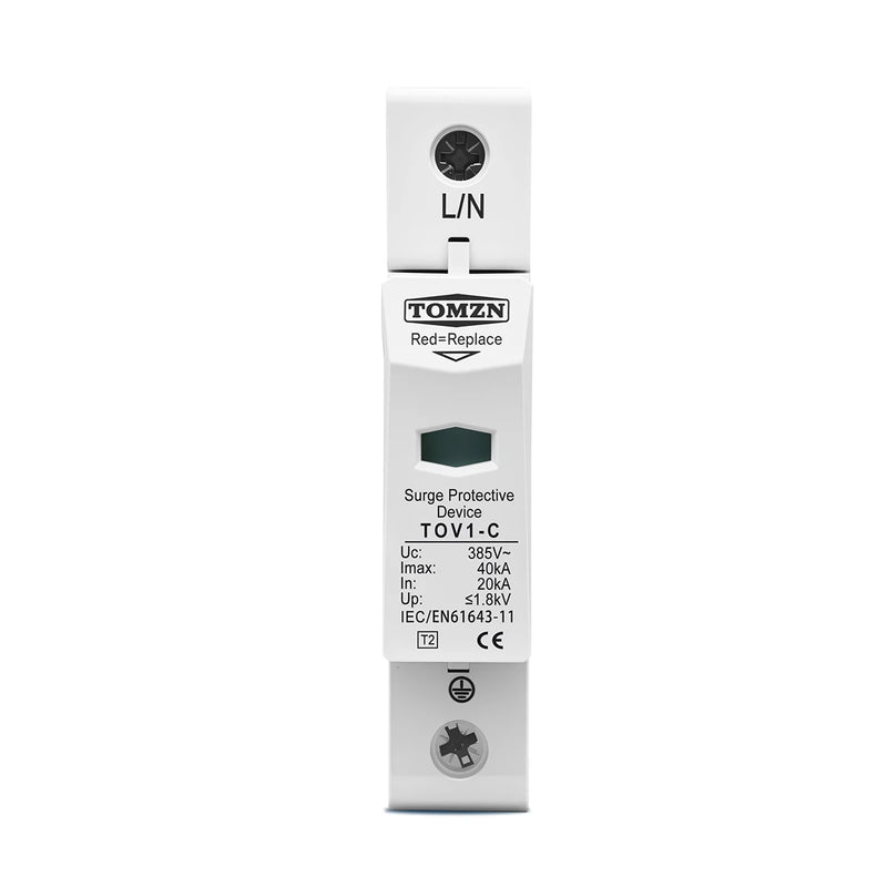 AC SPD 1P 20KA~40KA 275V  House Surge Protector protection Protective Low-voltage  Arrester Device