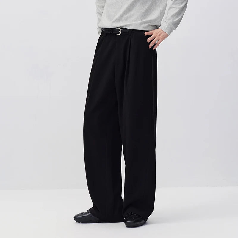ខោបុរស Semir ទាន់សម័យ ស្រួលស្លៀក ពណ៌ស្រស់ឆើតឆាយ ជើងធំទូលាយ ឆ្នាំ២០២៦ រដូវរងាថ្មី ស្លៀកប្រចាំថ្ងៃ រចនាប័ទ្មធម្មតាក្នុងទីក្រុង