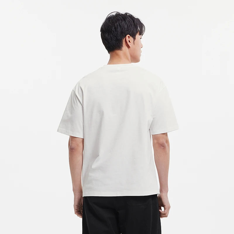 Semir Mens Tshirt 2026 Gradient Letter Printed Unique Design Loose Trendy Knitted Casual