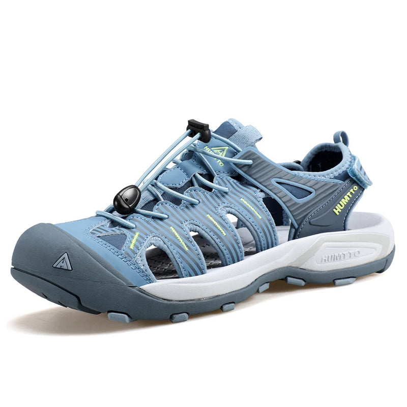 HUMTTO Summer Shoes for Men Breathable Mens Sandals Outdoor Hiking Water Beach Sandals Camping Fishing Climbing Man Sneakers