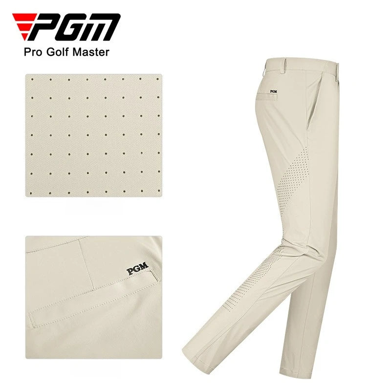 Golf Men's Pants Stretch Refreshing Comfortable Breathable Perforated Sports Pants KUZ154