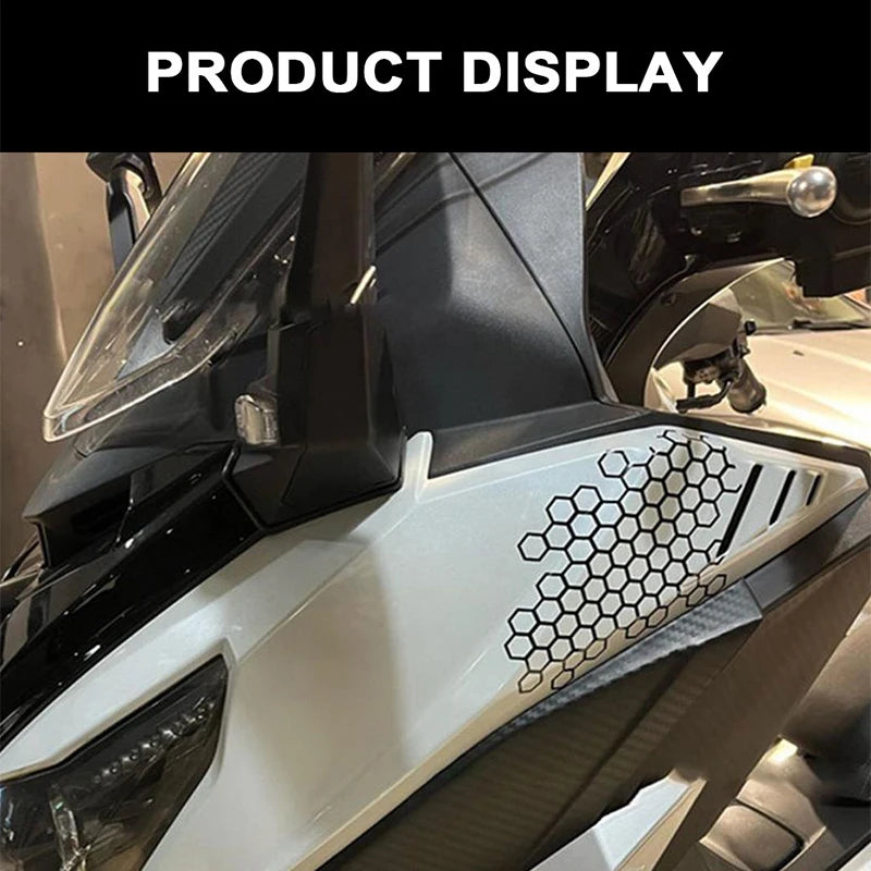 SEAMETAL Car Body Self Adhesive Sticker Waterproof Honeycomb Car Motorcycle Decals Stickers Car Refit Creative Body Decoration
