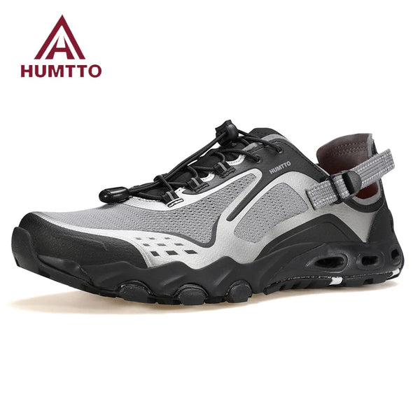 HUMTTO Summer Hiking Shoes Breathable Barefoot Mens Sneaker for Men Outdoor Water Beach Sandals Climbing Wading Man Sneakers