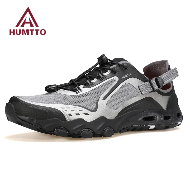 HUMTTO Summer Hiking Shoes Breathable Barefoot Mens Sneaker for Men Outdoor Water Beach Sandals Climbing Wading Man Sneakers