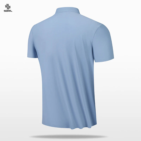 SBWL High Quality Seamless Process Men's Casual Top Shirt Popular Tennis T-Shirt Golf POLO Shirt Business Casual Breathable Tees
