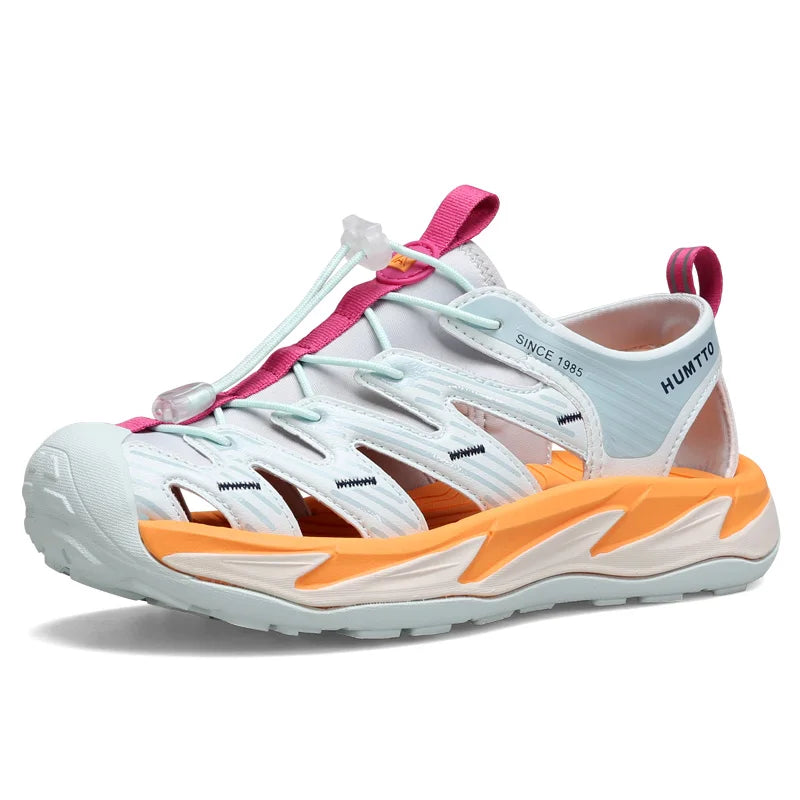 HUMTTO Summer Hiking Shoes for Women Water Women's Sneakers Breathable Luxury Designer Anti-slip Sports Trekking Outdoor Sneaker