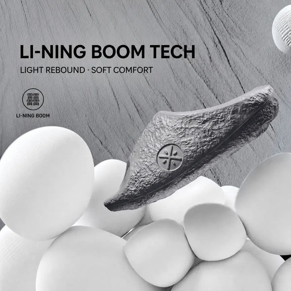 ស្បែកជើងប៉ាតាបុរស Li-Ning WADE LUNAR ROCK SLIDE មានខ្យល់ចេញចូលបានល្អ ទន់ និងទន់ល្មើយ ស្បែកជើងបាល់បោះ LiNing ទម្ងន់ស្រាល ABTW003