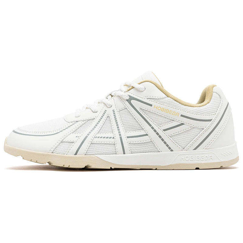 HOBIBEAR Wide Toe Box Walking Shoes Unisex Barefoot Cross Training Sneakers Classic Retro Lace-Up Running Shoes