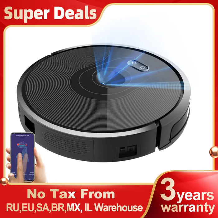 Robot Vacuum Cleaner ABIR X6 , 6000PA Suction, Smart Eye System,APP Virtual Barrier,Smart Home Appliance,Auto Floor Mopping CHINA