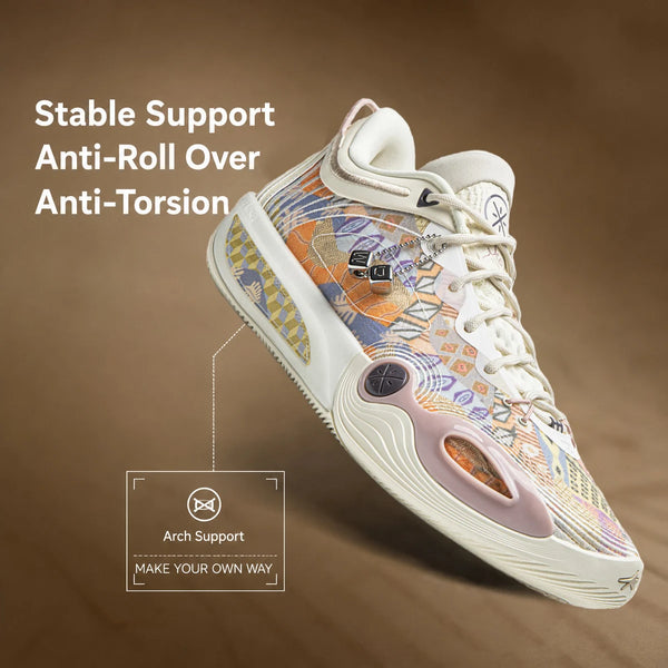 ស្បែកជើងបាល់បោះអាជីព Li-Ning សម្រាប់បុរស WADE ALL CITY 14 ENCORE BOOM Cushion Stable LiNing Competition Sneakers ABAW037