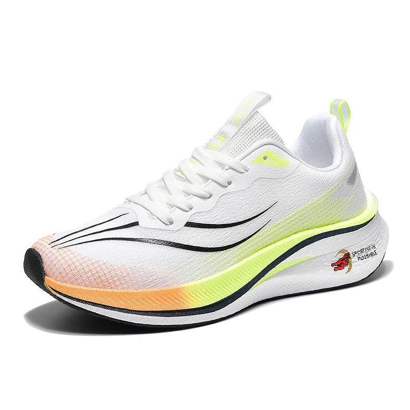 Men's casual sneakers four season new light breathable racing running shoes wear resistant students soft sole speed sports shoes