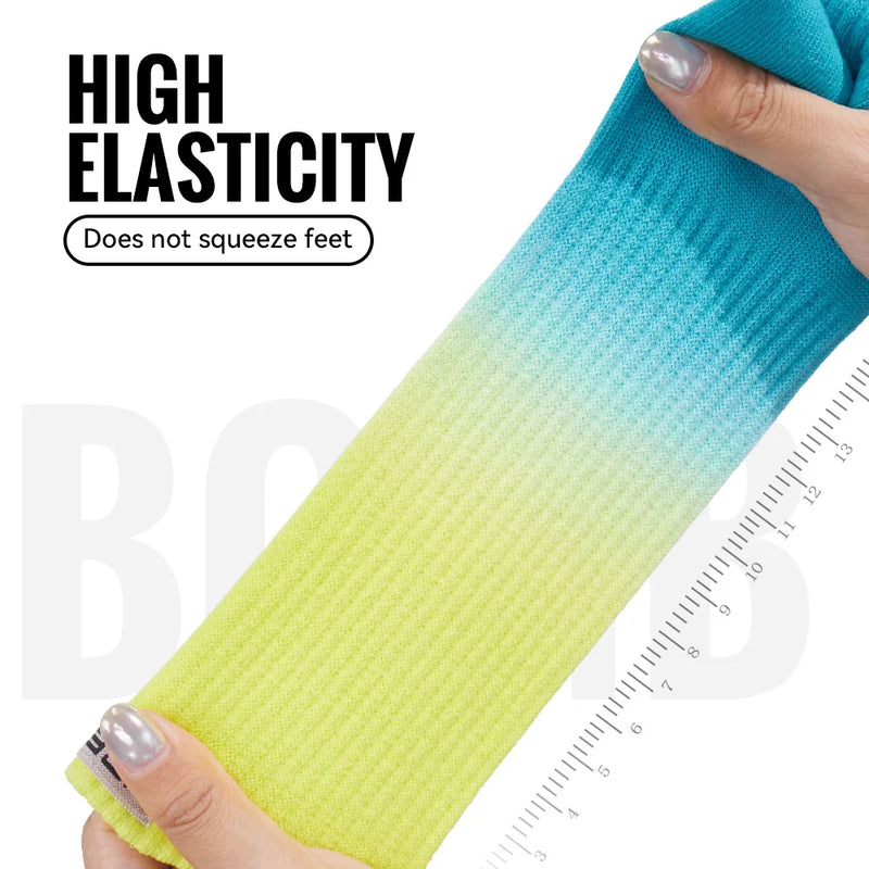 WRELS 1/2pairs Toe Socks Cotton Athletic Running Five Finger Socks Cushion Compression Sweat-Absorbing Breathable Five Toe Socks