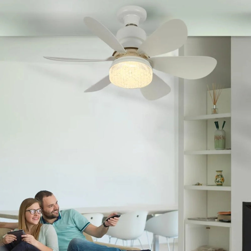 30W LED CeIling Fan Light E26 E27 Base Wireless Remote Smart Fan 3 Adjustable with Lighting Modes for Living Room Home Fans