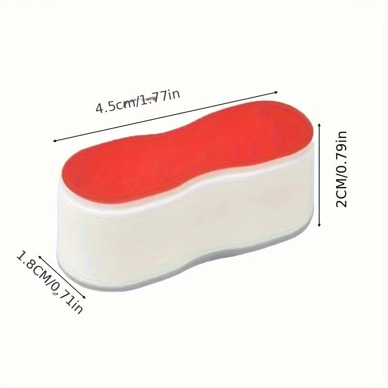 4pcs/set Toilet Seat Cushion Pads,White Push-In Toilet Seat Buffers,Self-Adhesive Replacement Bumpers Suitable for Home, Hotel.