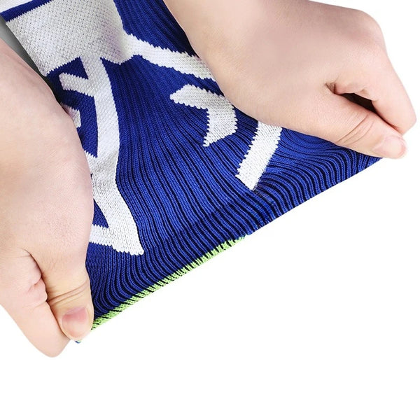 WRELS 1/2/3 Pairs Tennis Socks Crew Compression Athletic Socks Men Cushioned Arch Support Breathable Running Hiking Sports Socks