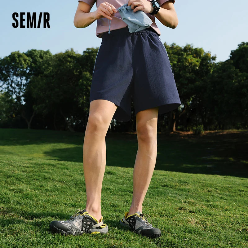 ខោបុរស Semir ធម្មតាអាចបត់បាន រចនាប័ទ្មវិស្សមកាល ពណ៌ចម្រុះ ខោខ្លីរលុងសម្រាប់ឆ្នេរខ្សាច់ រដូវក្តៅ ឆ្នាំ២០២៦ អាវក្រៅប្រចាំថ្ងៃសម្រាប់សម្រាកលំហែកាយ