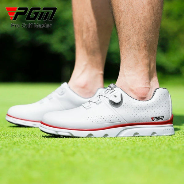 PGM Golf Shoes Men's Summer Breathable Waterproof Anti Slip Nail Free Sports Shoes XZ166