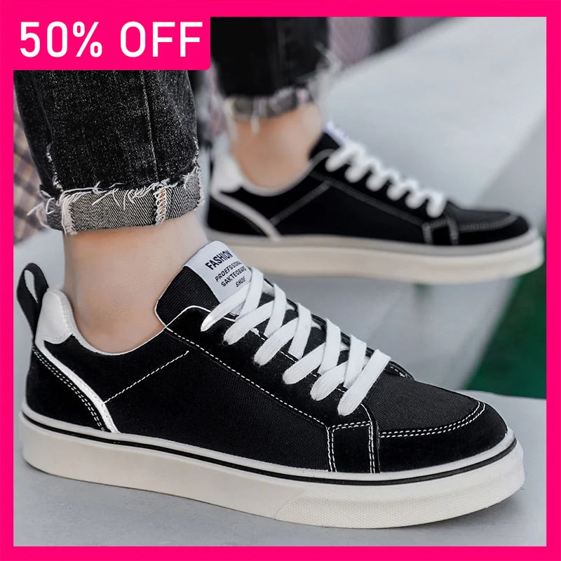 Men Board Shoes Summer New Breathable Versatile Soft Sole Comfortable Daily Casual Shoes Lightweight Youth Walking Shoes for Men