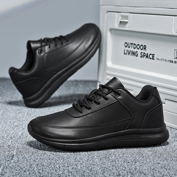 Chef Hotel Kitchen work shoes Four Seasons New Waterproof Non-slip Soft-sole Light Breathable Men's Outdoor Casual Walking Shoes