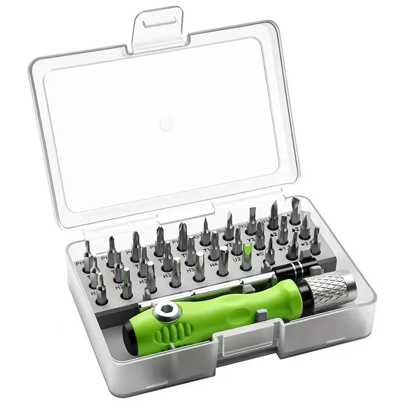 32 In One Multifunctional Manual Screwdriver, Mobile Phone Computer Product Maintenance and Disassembly Tool Set