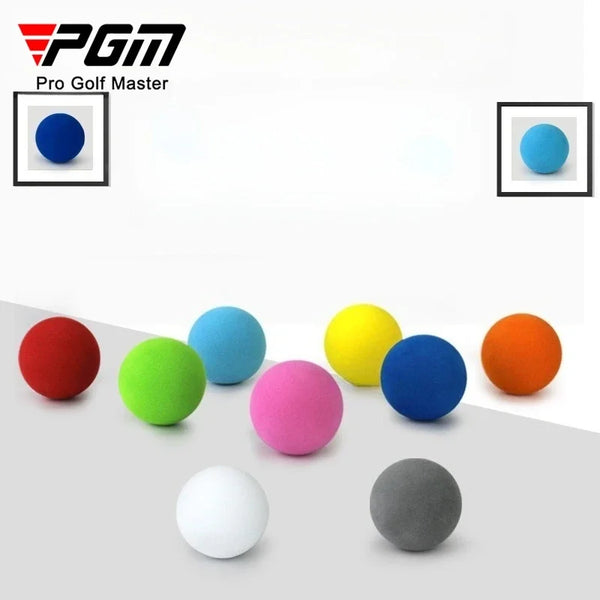 50pcs Golf Balls Random Color EVA Foam Indoor Practice Ball Pet Toy Ball TX007