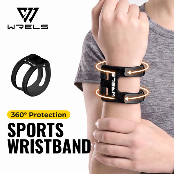 WRELS Compression Wrist Brace Breathable Sports Wristband Adjustable Prevent Sprain Gym Fitness Support Strap Wrist Protector