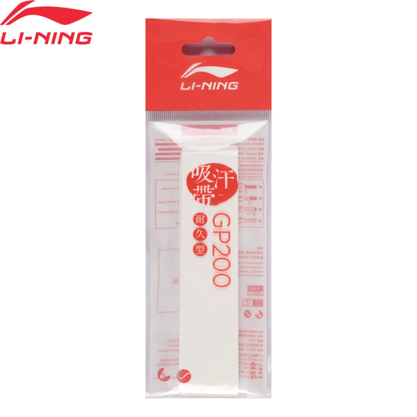 ខ្សែដៃរ៉ាកែត Li-Ning Unisex GP200 ទំហំ 1200*25*0.6mm ធន់នឹងការពាក់ ស្រូបញើស និងខ្សែដៃរ៉ាកែត LiNing ASJU007