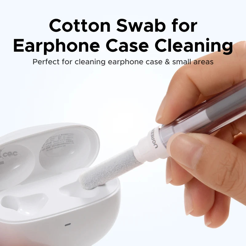 UGREEN Bluetooth Earphone Cleaning Tools for Airpods Pro Earbuds Case Cleaning Pen Bursh Kits for Samsung Xiaomi Airdots Huawei