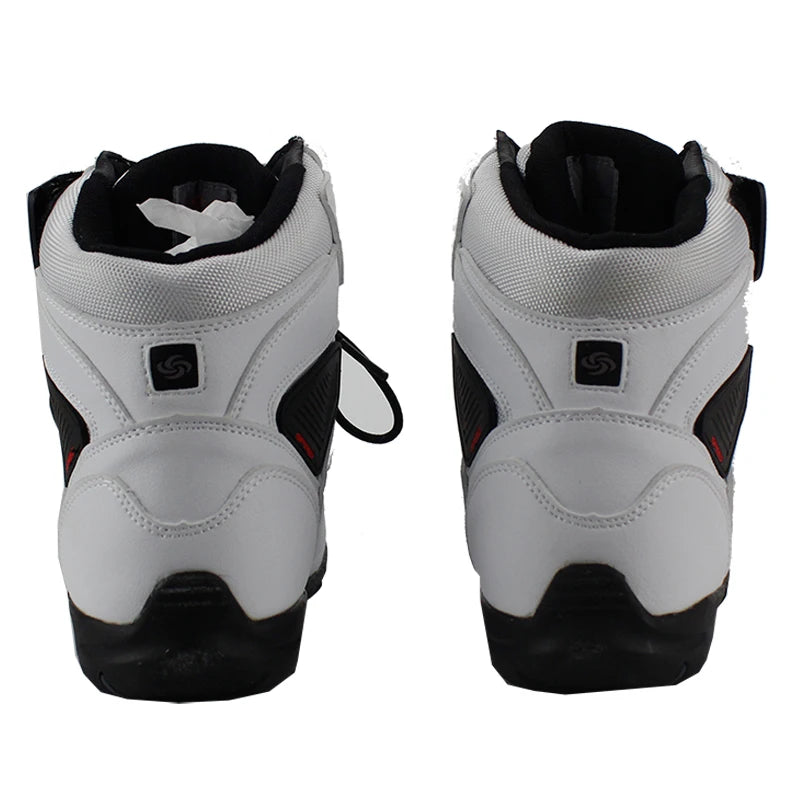PRO-BIKER Motorcycle Boots Microfiber Leather Shoes Breathable Racing Boots SPEED Motorboat Motocross Men's Anti-skid Boots