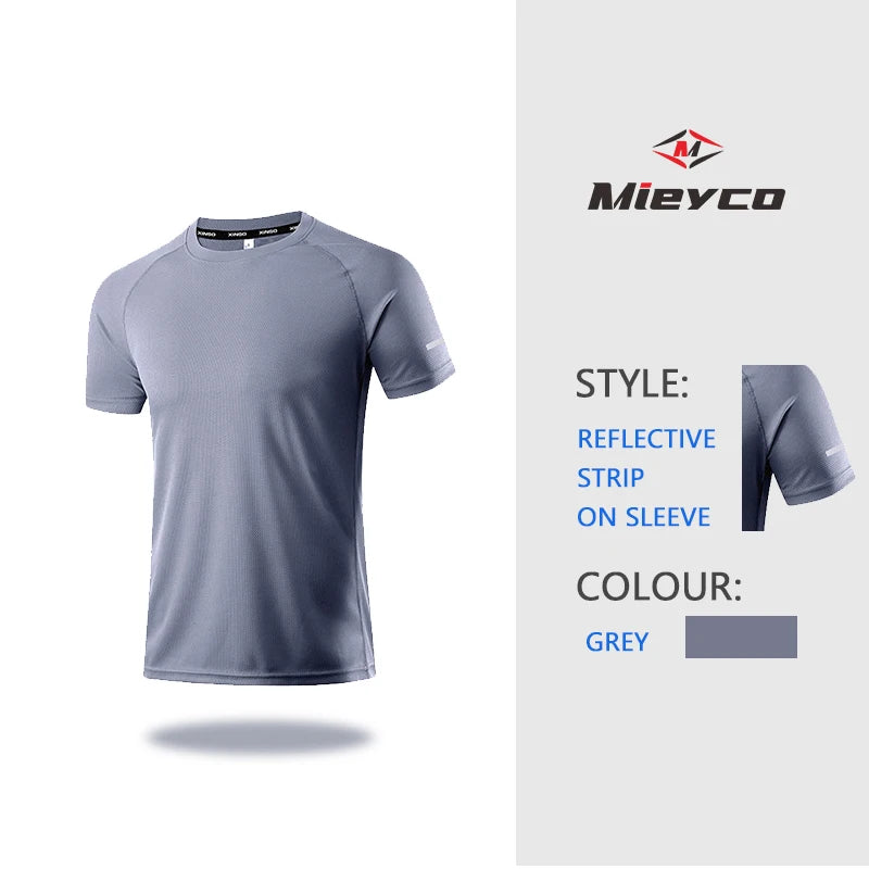 2026 Men's Short Sleeve Compression Shirt Quick Dry O-Neck Thin Rash Guard Workout Gym Running Base Layer Athletic Undershirt
