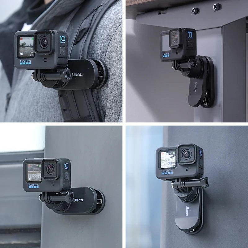 ខ្សែស្ពាយក្រោយ Ulanzi Go-Quick Ⅱ សម្រាប់ Gopro សម្រាប់ DJI OSMO សម្រាប់កាមេរ៉ាសកម្មភាព Insta360 ប្រព័ន្ធ QR