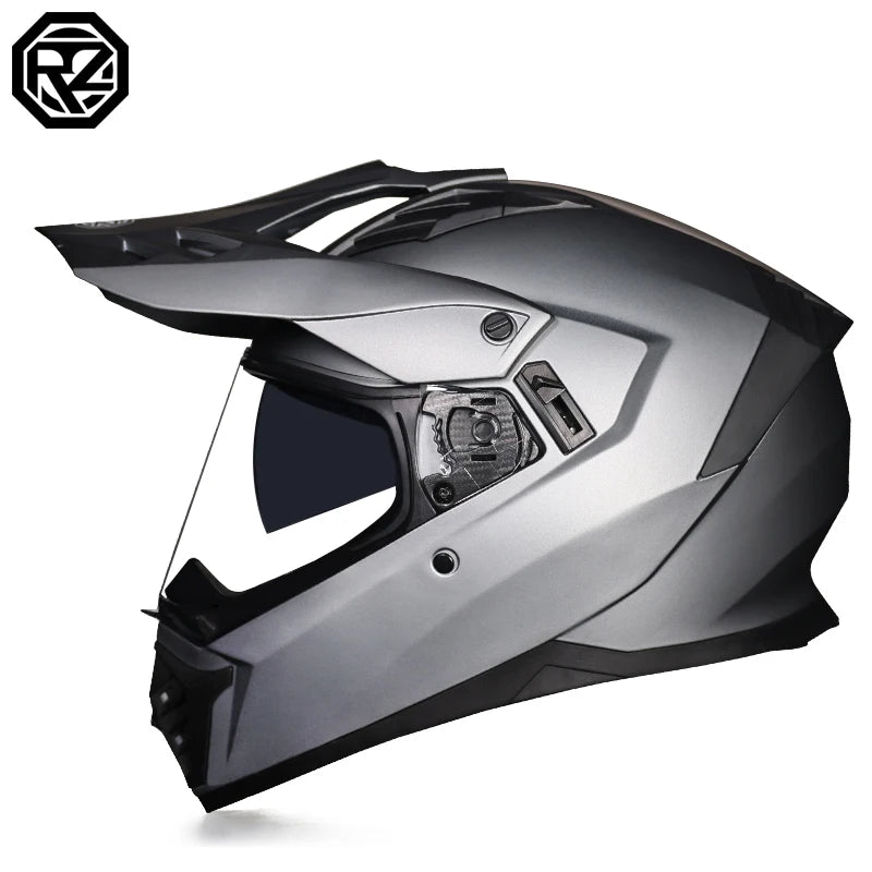 ORZ Motocross Helmet DOT Certification MTB ATV Motorcycle Cascos Carbon Fiber Pattern Off-Road Capacete Motorbike Anti-Glare
