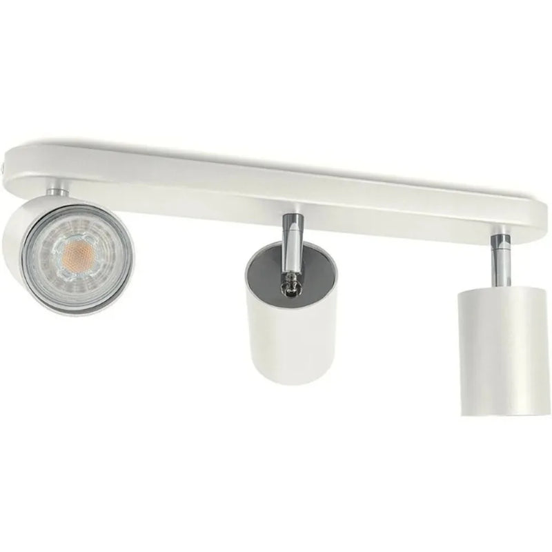 JOYINLED GU10 Track Lamp Spotlight Background Clothing Stores Surface Mounted Household Wall Spot Light 1/3/4-Light Black White